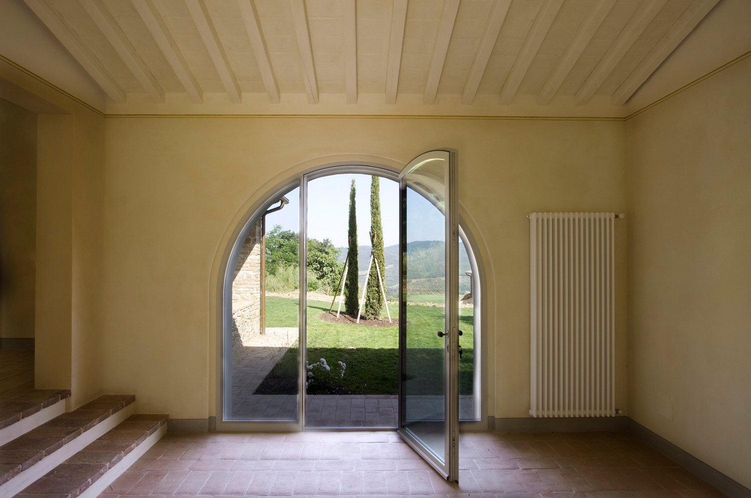 Porte in acciaio, inox, corten, bronzo co.me.p infissi acciaio ...